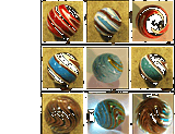 Marble Auction - Sirius Marbles by Chuck Pound
