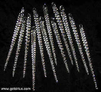 Glass Icicle Christmas Ornaments Made In U S A Mineral Point